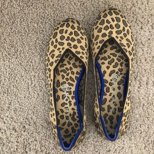 Rothy’s round leopard flats